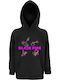 Kinder-Sweatshirt mit Kapuze Black Blackpink Autograph Signatures Kpop