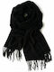 Women's Silk Scarf Black