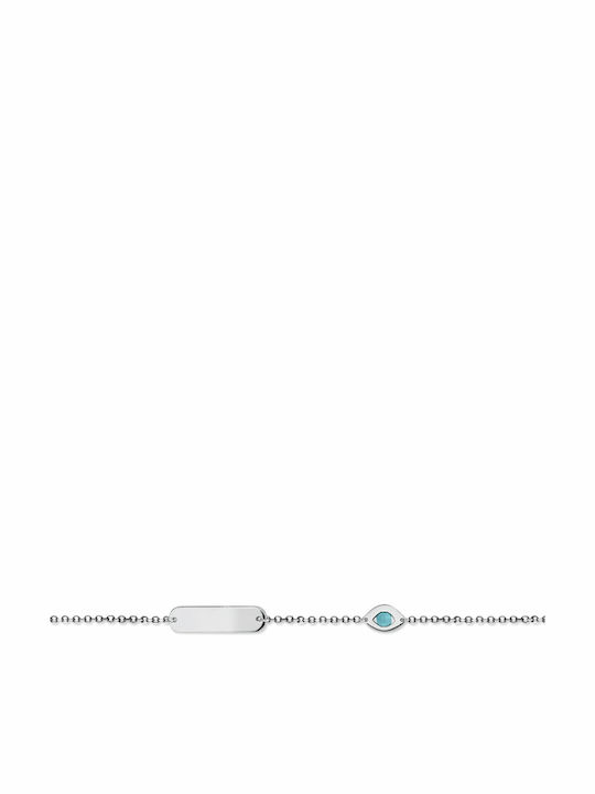 Ekan Kids Bracelet ID with Evil Eye