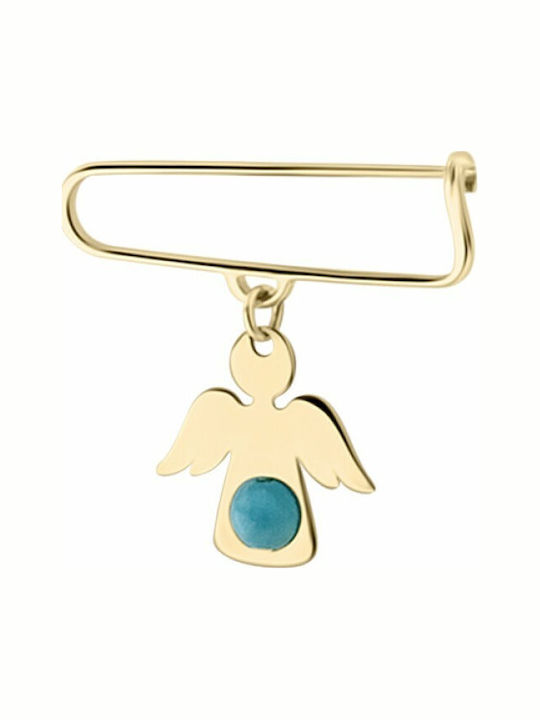 Ekan Kinder Sicherheitsnadel aus Gold 14K