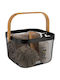 Storage Basket 24x24x17.5 T-d Storage Black 8860103 24x24x17.5 Metallic