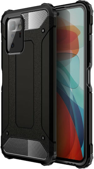 Mad Mask Hybrid Back Cover Plastic / Silicon Negru (Poco X3 GT)