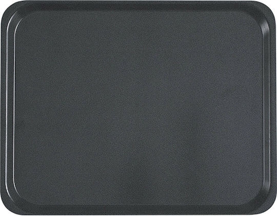 Hendi Rectangular Serving Tray Non-slip in Black Color 35x27cm 60.00048 1pcs