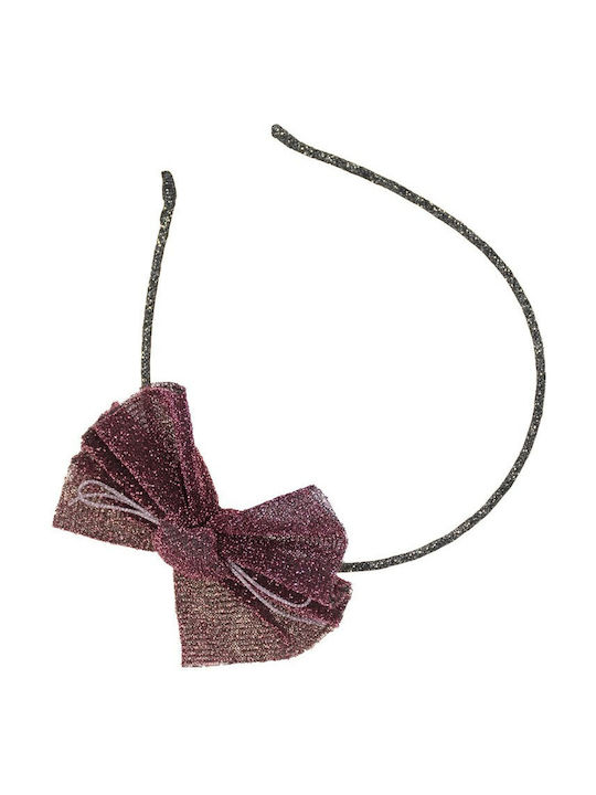 Papillon Kids Red Kids Headband with Bow