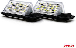 AMiO Φώτα Πινακίδας Led για BMW E36