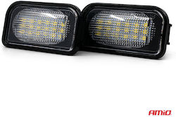 AMiO Φώτα Πινακίδας Led για Mercedes-Benz C Class Mini Cabrio Chrysler Crossfire