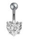Theodora's Jewellery Обеца за Пиърсинг на Корем от Стомана
