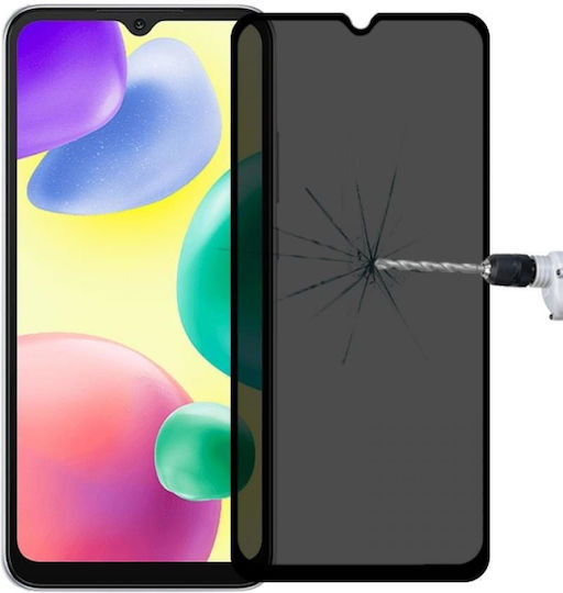 Leewello Поверителност Закалено стъкло за цялото лице Черен (Galaxy A23 4G / Galaxy A23 5G)