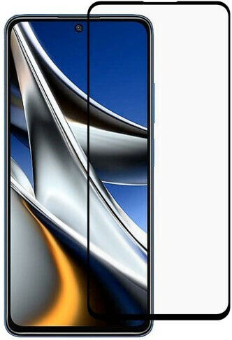 Закалено стъкло Черен (Poco X4 Pro)