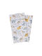 Das Home DinoLand Baby Sheets Set Cradle Cotton Multicolored 70x120cm 2pcs