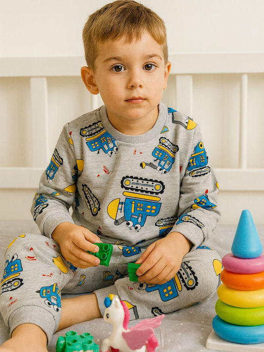 Kinder-Set mit Hose Winter 2Stück Grey, Blue