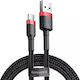 Baseus Cafule USB 2.0 Kabel USB-C männlich - USB-A 18W Schwarz 3m (CATKLF-U91)