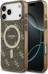 Guess Iml 4g Background Magsafe Кафяв (iPhone 17 Pro)