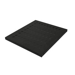 Logilink Fix Shelf 1u 19" Rack 525mm Depth Max Load 50kg Antistatic Paint 1mm Steel Black "sf1f65b"