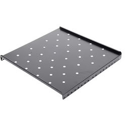 Spacer Fix Raft Rack 1u 19" Rack 650mm Adâncime 1000mm Dulap Capacitate Mare De Încărcare Vopsea Antistatică Oțel 1.2mm Negru "spsf-1u650h-bk-03"