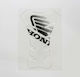 Tankpad Racing Honda Transparent Black Letters