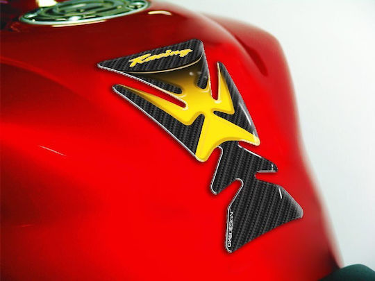 Tankpad One Design Racing Карбон Визия Жълто