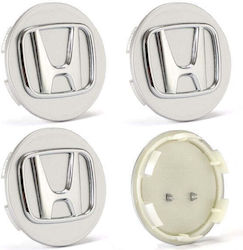 Auto Radnabenkappen Tappen Für Radmitten Honda 58mm Set 4 Stück Silber Honda