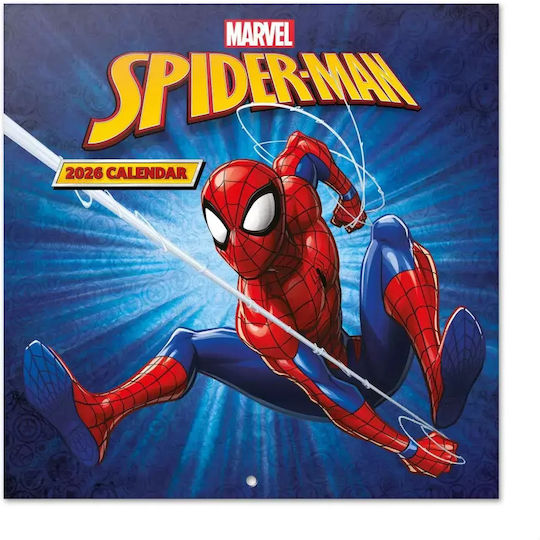 Календар Marvel Spiderman 2026 30x30 Calendar Cp26030
