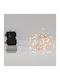50 LED Lights 4.9 m White Battery-Powered String Lights