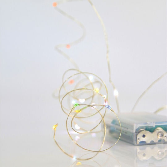 20 Lights LED Multicolor Battery in String 1pcs
