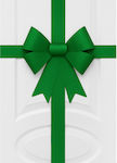 Due esse Christmas Door Bow Green Glitter 48x9x...