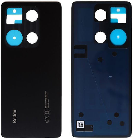 Battery Cover Black for Redmi Note 14S