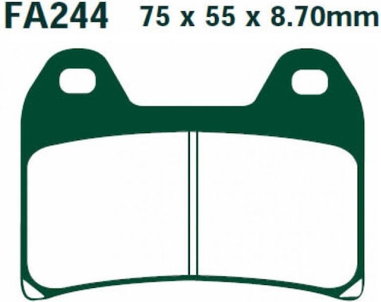 Pads Fa244 Adige P168 Asx Organic Xt660x Pegaso Xjr1300 Multistrada Front