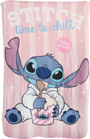 Disney Blanket Fleece Lilo & Stitch Pink 150x100cm