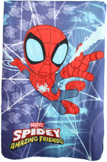Marvel Blanket Fleece Blue 150x100cm