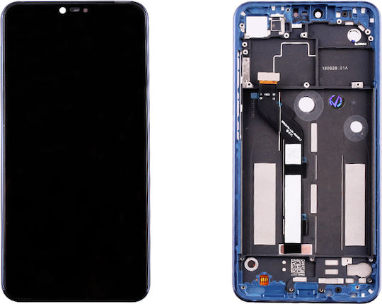 Οθόνη με Μηχανισμό Αφής για Xiaomi Mi 8 Lite (Μπλε)