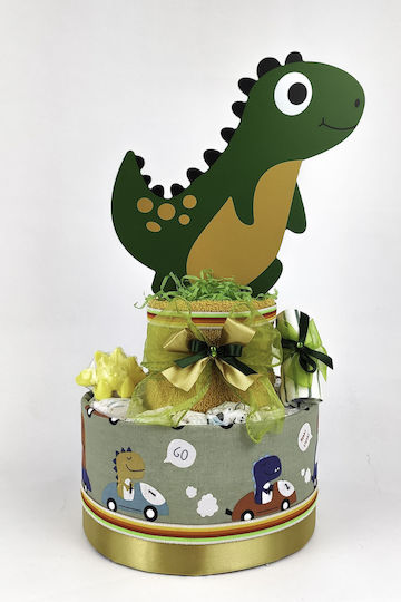 Dama Koupa Handmade Diaper Cake made of Wood for Boy