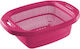 Hega Hogar Plastic Colander Fuchsia 12x27cm 1pcs