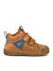 Kids Sneakers High with Scratch Tabac Brown