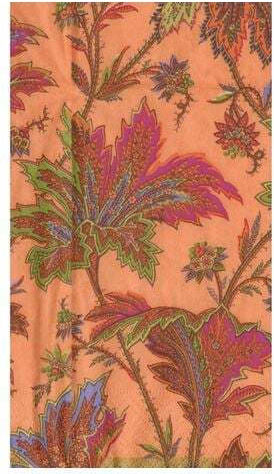 Χαρτοπετσέτες Guest Paisley Leaves Coral 10.8x19.8cm Caspari 15 Tεμάχια