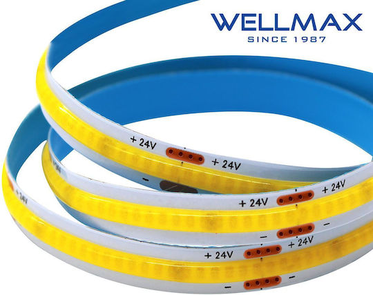 Wellmax LED Strip Warm White Light Type COB