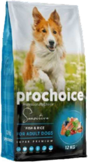 Prochoice 3kg Trockenfutter für erwachsene Hunde mit Lachs, Reis, Fleisch, Brauner Reis und Huhn