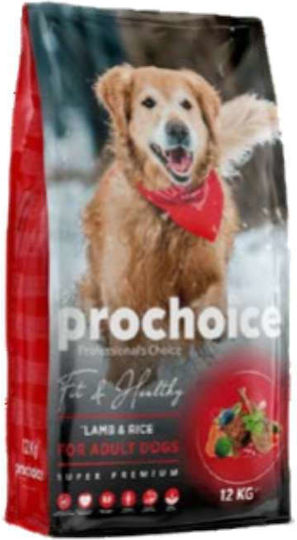 Prochoice 3kg Trockenfutter für erwachsene Hunde mit Lamm, Reis, Fleisch, Brauner Reis, Geflügel, Huhn und Lachs