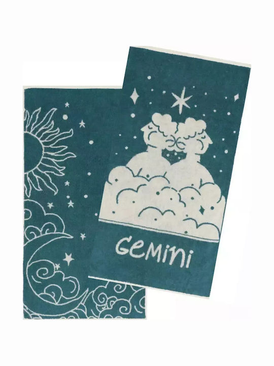 Kentia Πετσέτα Προσώπου Zodiac 50x90εκ. Gemini ...