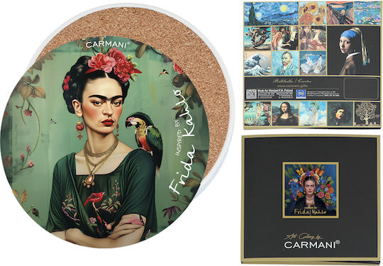 Carmani Στρογγυλό Σουβέρ Κεραμικό 4τμχ Carmani Στρογγυλό Σουβέρ Κεραμικό 4τμχ