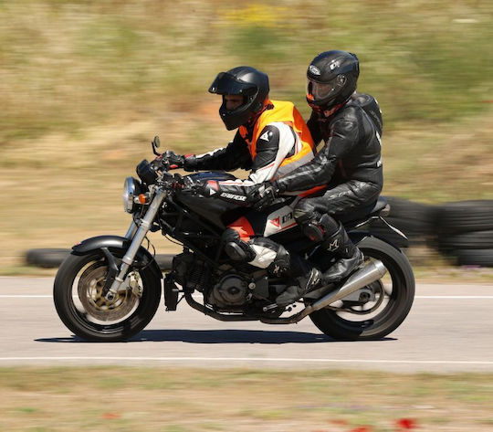 60' Moto Riding Lesson Für Unseren Beifahrer Mit Unserem Motorrad