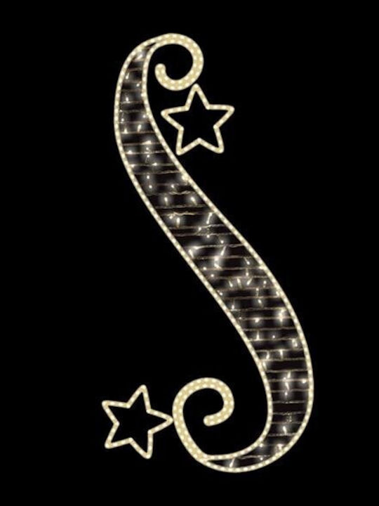 Eurolamp Plastic Christmas Decorative Star 80x200cm White
