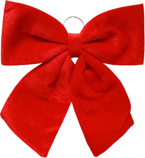 Fabric Bow Christmas Tree Ornament Red 44x46cm Fabric Bow Christmas Tree Ornament Red 44x46cm