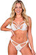 Passion Anuvera Set Sutien + Chilot Alb