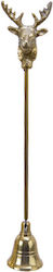 Metal Gold Candle Holder Christmas Figure 5.5x4.5x26cm Multicolour Kaeming Metal Gold Candle Holder Christmas Figure 5.5x4.5x26cm Multicolour Kaeming