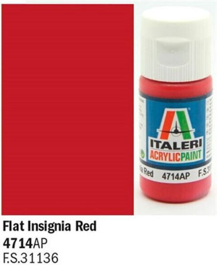 Italeri Modellbau Farbe in Rot Farbe 20ml