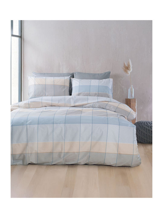 Rythmos Сет Чаршафи 160x260см. Colette Grey Blu...