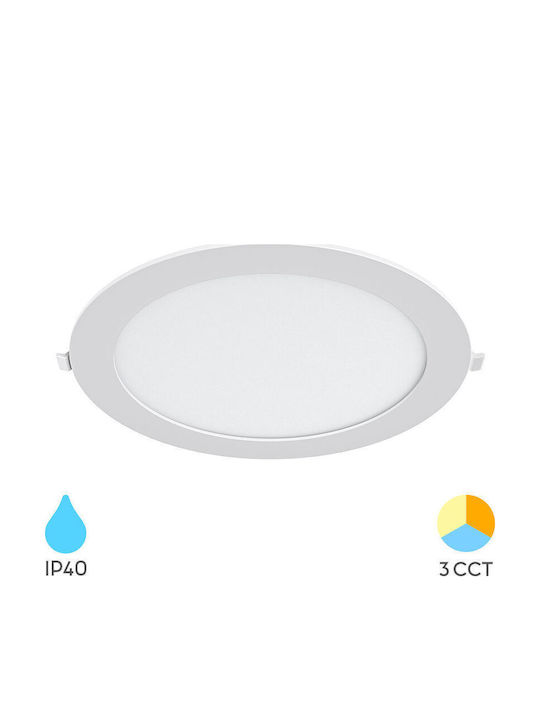 Braytron LED Panel 18W with Warm to Cool White Light