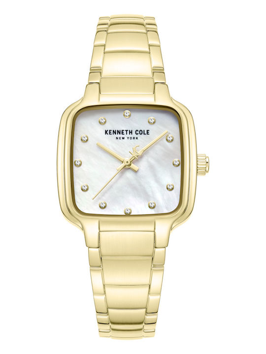 Kenneth Cole Women's Watch with Gold Metal Bracelet
