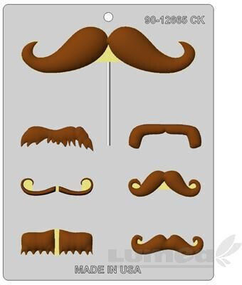Formă pentru Ciocolată Mustache 7 Cavități Wilton